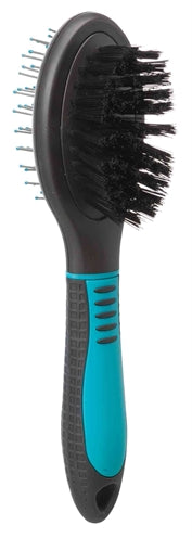 Trixie Brush a doppio copertina i capelli con copertina sottoposti a blu nero in plastica