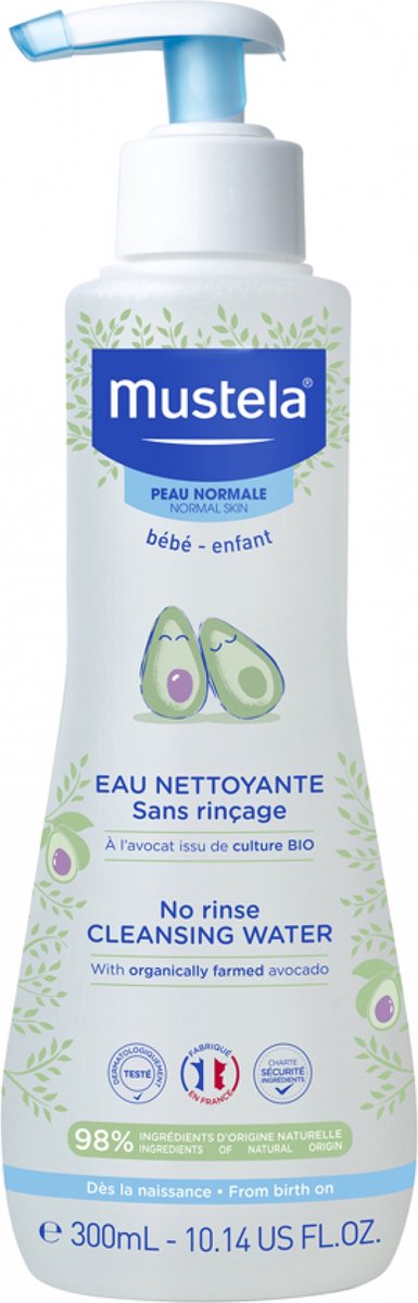 Mustela huidverzorging - no rinse - cleansing water - 300 ml