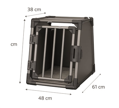 Trixie Transportbox Aluminium Graphit