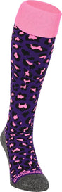 Brabo socks bc8450c cheetah sportsokken junior - maat 28-30
