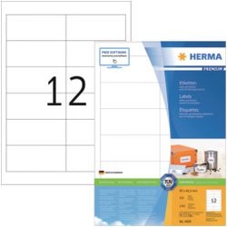 Herma prem. etiketten 97x42,3 100 vel din a4 1200 stuks 4669