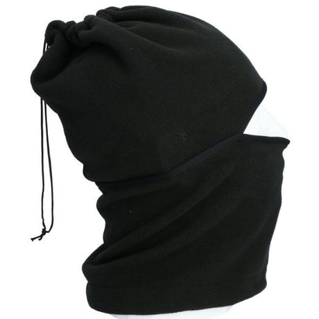 Edge multifunctionele nekwarmer - polyester - zwart