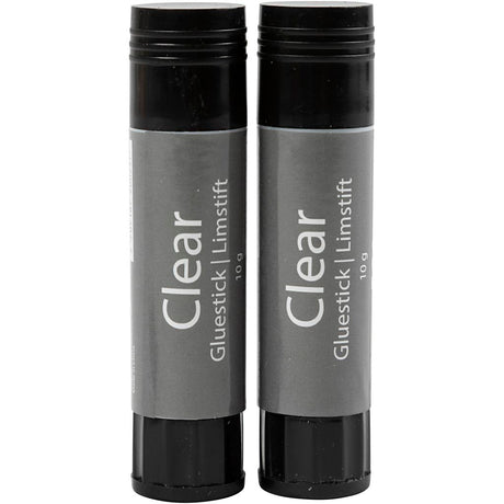 Creativ company transparante lijmstift, 2st.