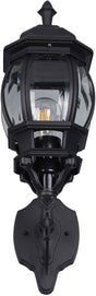 Trio elvo - wandlamp - zwart mat - excl. 1x e27 4w - buitenverlichting - ip23