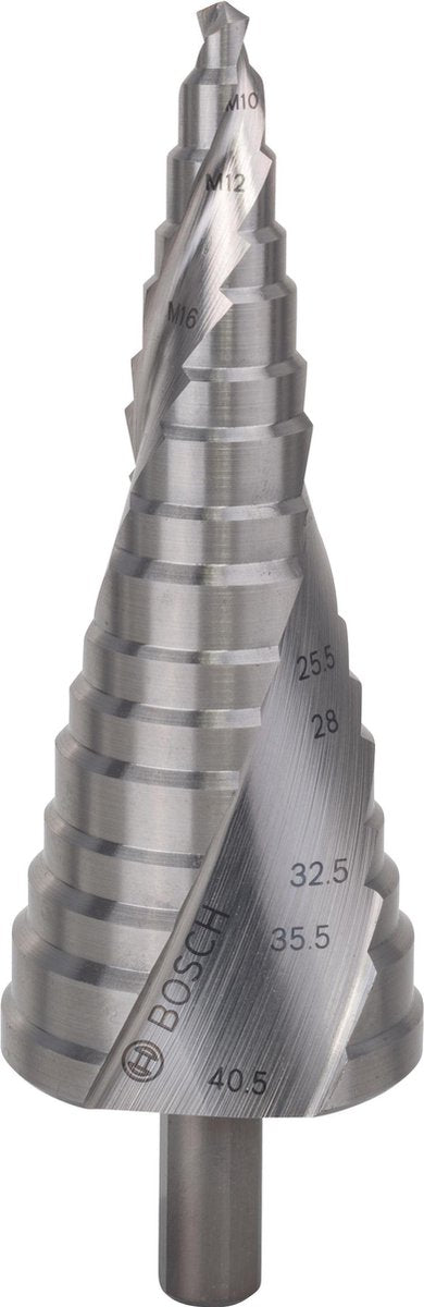 Bosch trappenboor hss voor kabelwartels 16 trappen m10-m40 - 2608587427