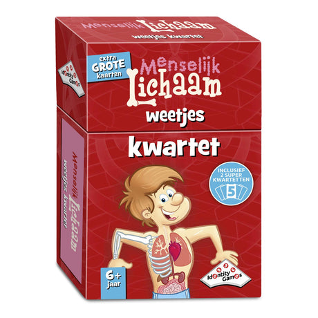 Identity games menselijk lichaam kwartet