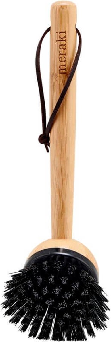 Meraki afwasborstel naturel bamboe