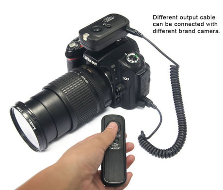 Pixel draadloze afstandsbediening rw-221 dc2 oppilas voor nikon