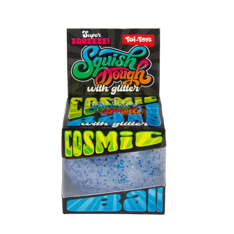 Toi toys toi-toys squishdough knijpbal-frosty-6,5cm gevuld met sneeuw
