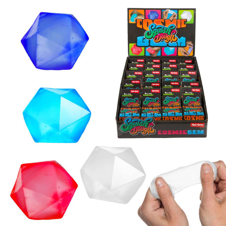 Toi toys toi-toys squishdough knijpfiguur -diamond- 4cm 50gr