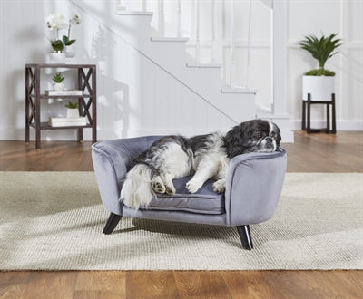 Enchanted pet Enchanted hondenmand sofa romy pewter grijs