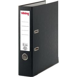 Ordner viking a4 karton, pp (polypropeen) zwart staand 2-rings 1 stuk