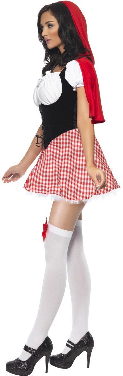 Fever sexy rood kapje outfit - maatkeuze: maat m