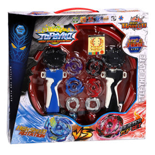 No brand spinning top set | 2 stuks