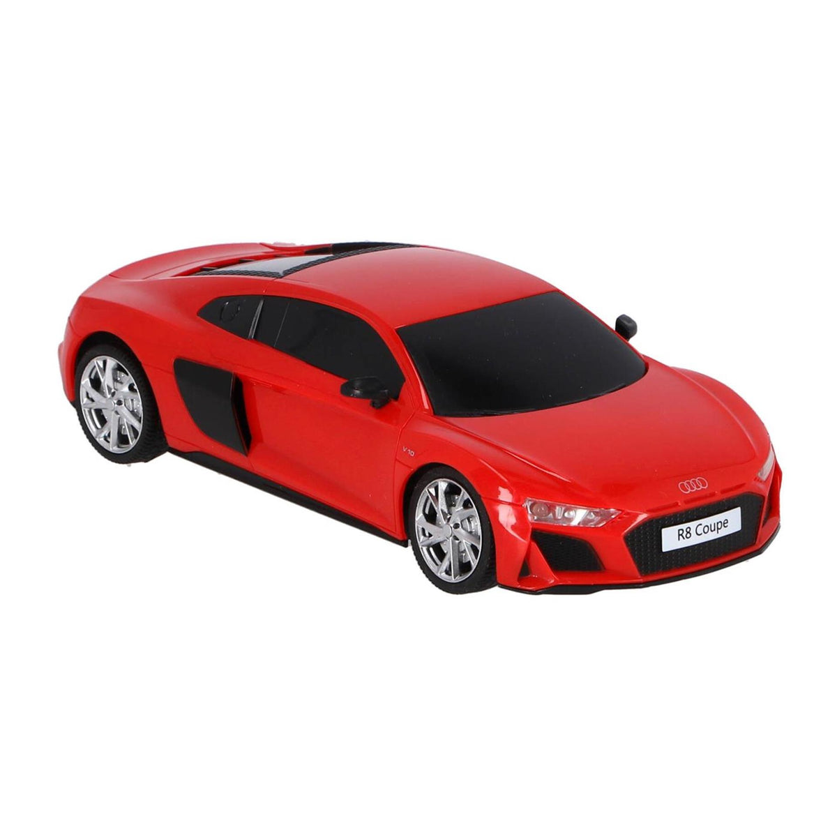 Radiografisch bestuurbare audi r8 coupã© rood schaal 1:24