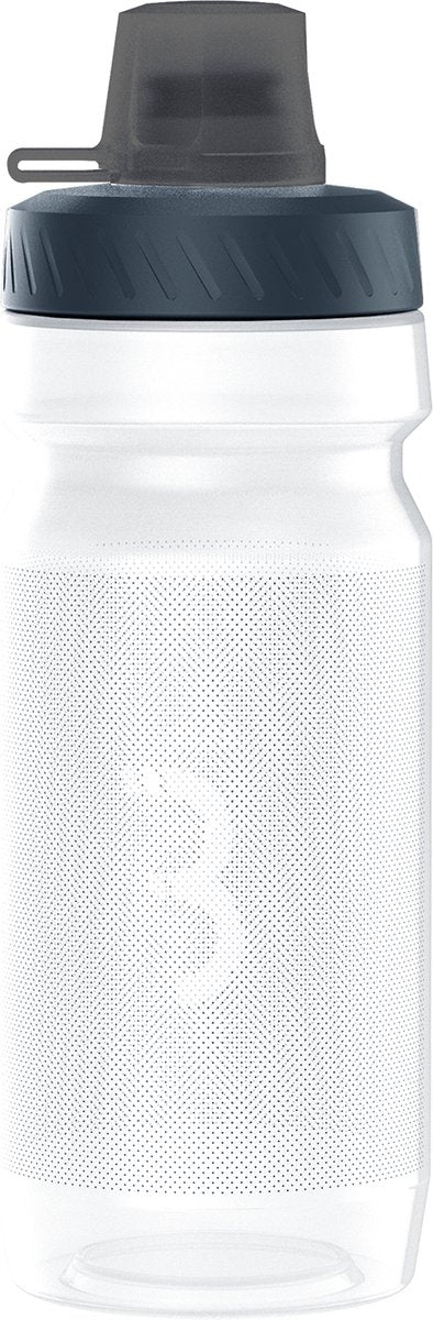 Bbb cycling autotank mudcap autoclose bidon racefiets - drinkbus fiets - bidon wielrennen mtb - bidon 550ml - transparant - bwb-12