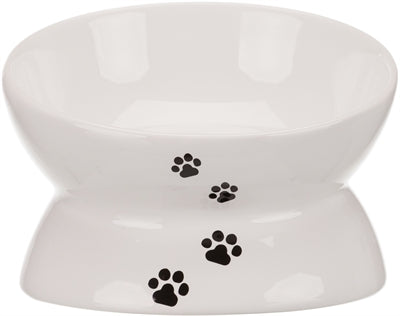 Trixie food bowl cat white