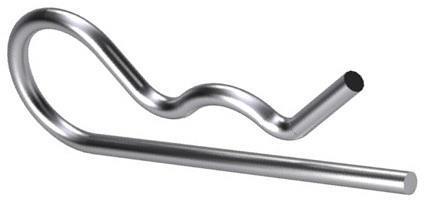 Verende borgclip enkel 4mm d11024 l=60mm | 10 stuks