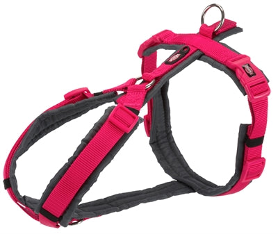 Trixie Dog Harness Premium Draw Fuchsia Grey