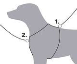 Trixie Dog Harness Premium Draw Black Grey