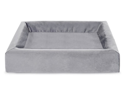 Bia royal velvet cover for dog bed gray