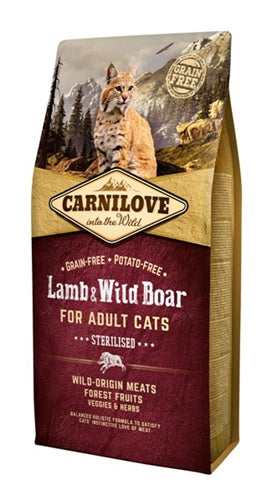 Carnilove Lamb Wild Boar Sterilized