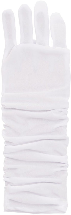 Little adventures - witte prinsessenhandschoenen – ellebooglengte