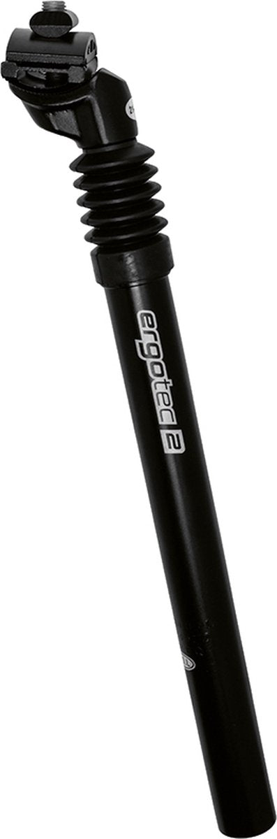 Ergotec zadelpen sp-3.0 verend 350 x 31,6 mm 18 mm offset zwart