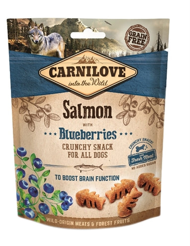 Carnilove Crunchy Snack Lachs Blaubeere