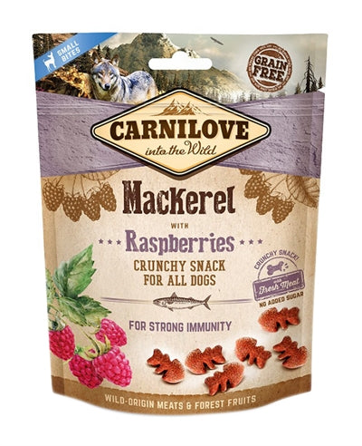 Carnilove crunchy snack mackerel raspberry