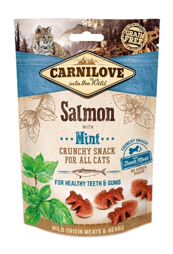 Carnilove crunchy snack laks mynte