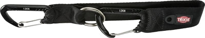 Trixie Auto Gürtel Gordellus Universal mat Karabiner schwaarz