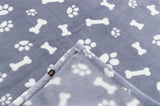 Trixie Dog Blanket Kenny Fleece Bone Legs Blue