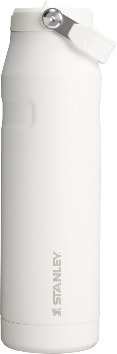 Stanley flip straw 2.0 waterfles met rietje 1.06l - 15 uur koud - 3 dagen koud met ijs - roestvrijstalen drinkfles - bpa vrij - lekvrij - vaatwasserbestendig - frost