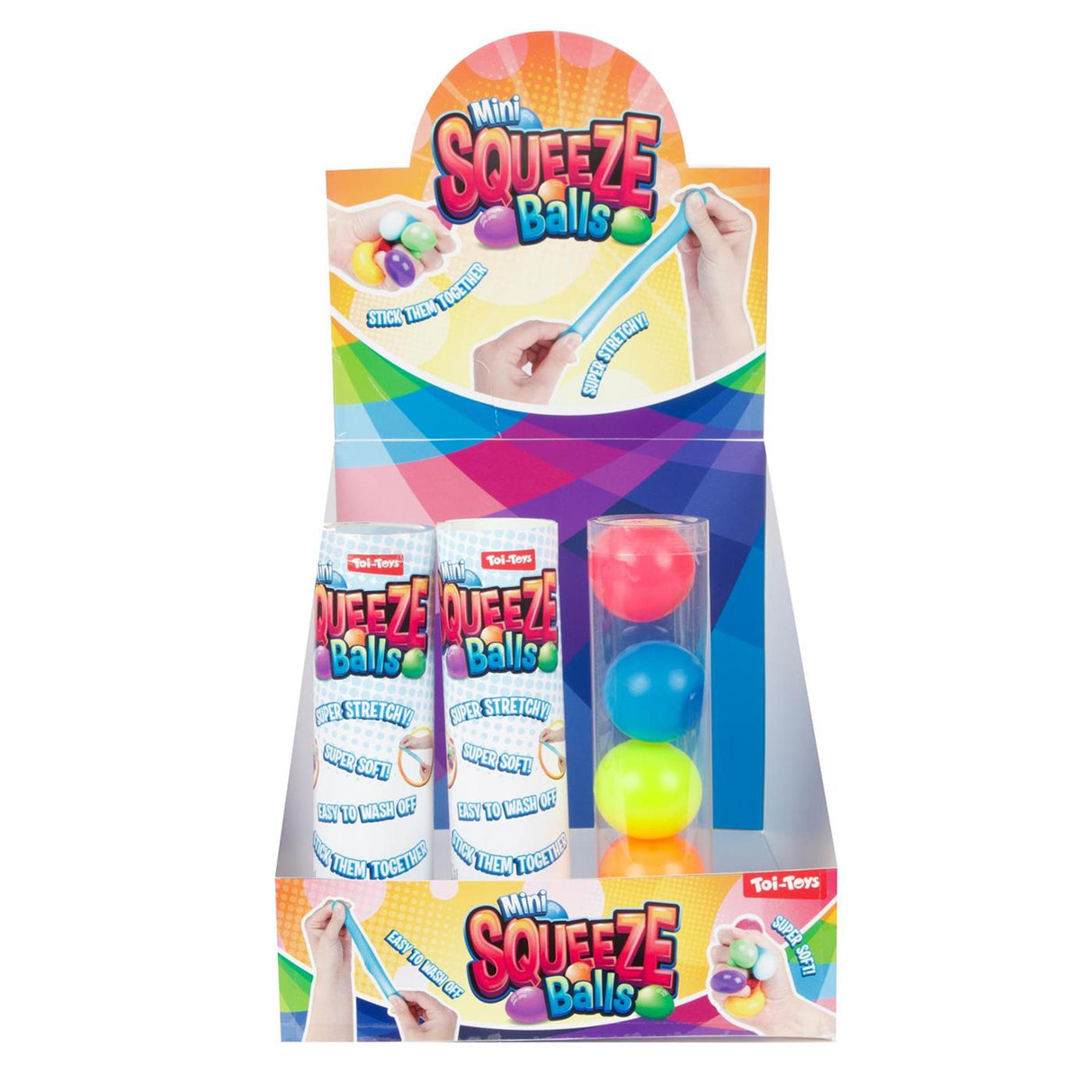 Toi-toys toi toys fun mini knijpballen set a 5