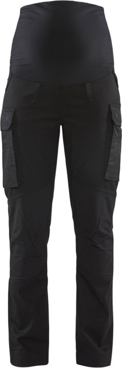 Blåkläder blaklader service zwangerschapsbroek met stretch 7101-1830 - zwart - l