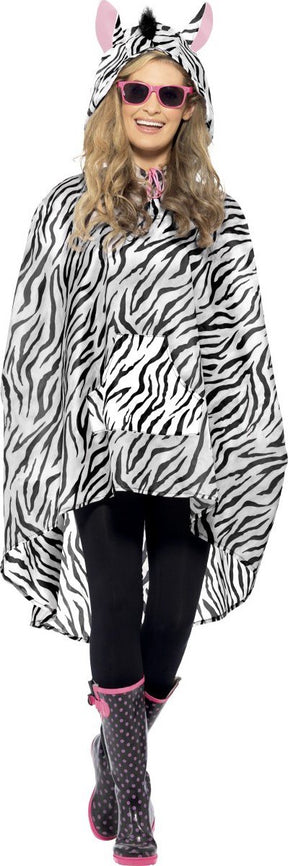 Smiffys zebra party poncho m