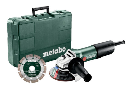 Metabo hoekvermaler 125 in 850-125 set +disc diamanten behuizing