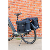 Burgers - new looxs new looxs ® double pannier camping - dubbele fietstas - geschikt voor elektrische fietsen – 66 liter – zwart