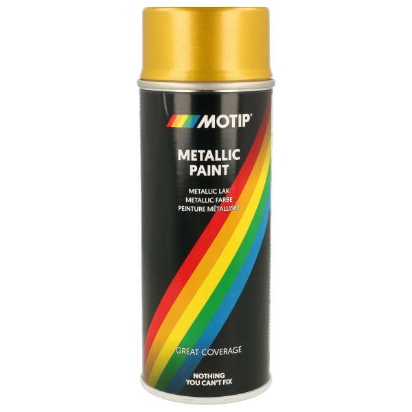Motip spuitbus 400ml metallic-goud