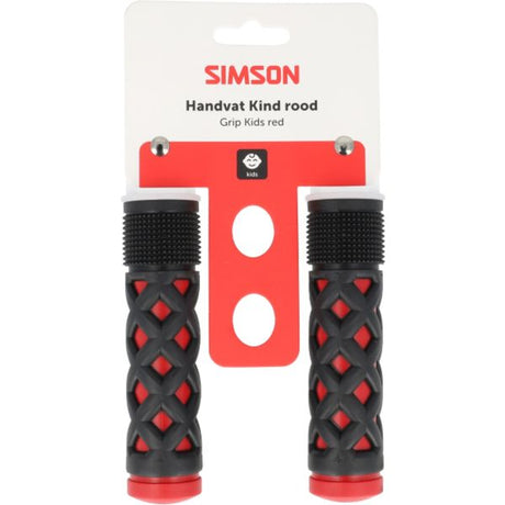 Simson handvatten kinder rood-zwart