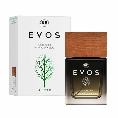K2 parfum voor de auto evos jager parfum 50ml