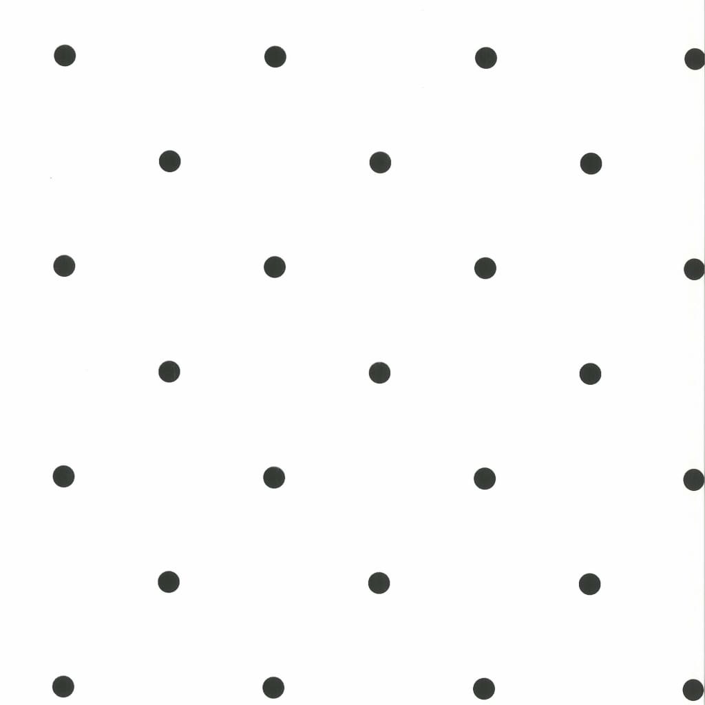 Noordwand Wallpaper Noordwand Fabulous World Dots bianco e nero