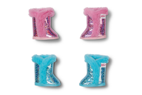 Baby born glitterboots, 2 uitvoeringen 43cm