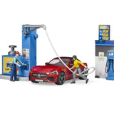 Bruder Bworld Tankstation en Carwash