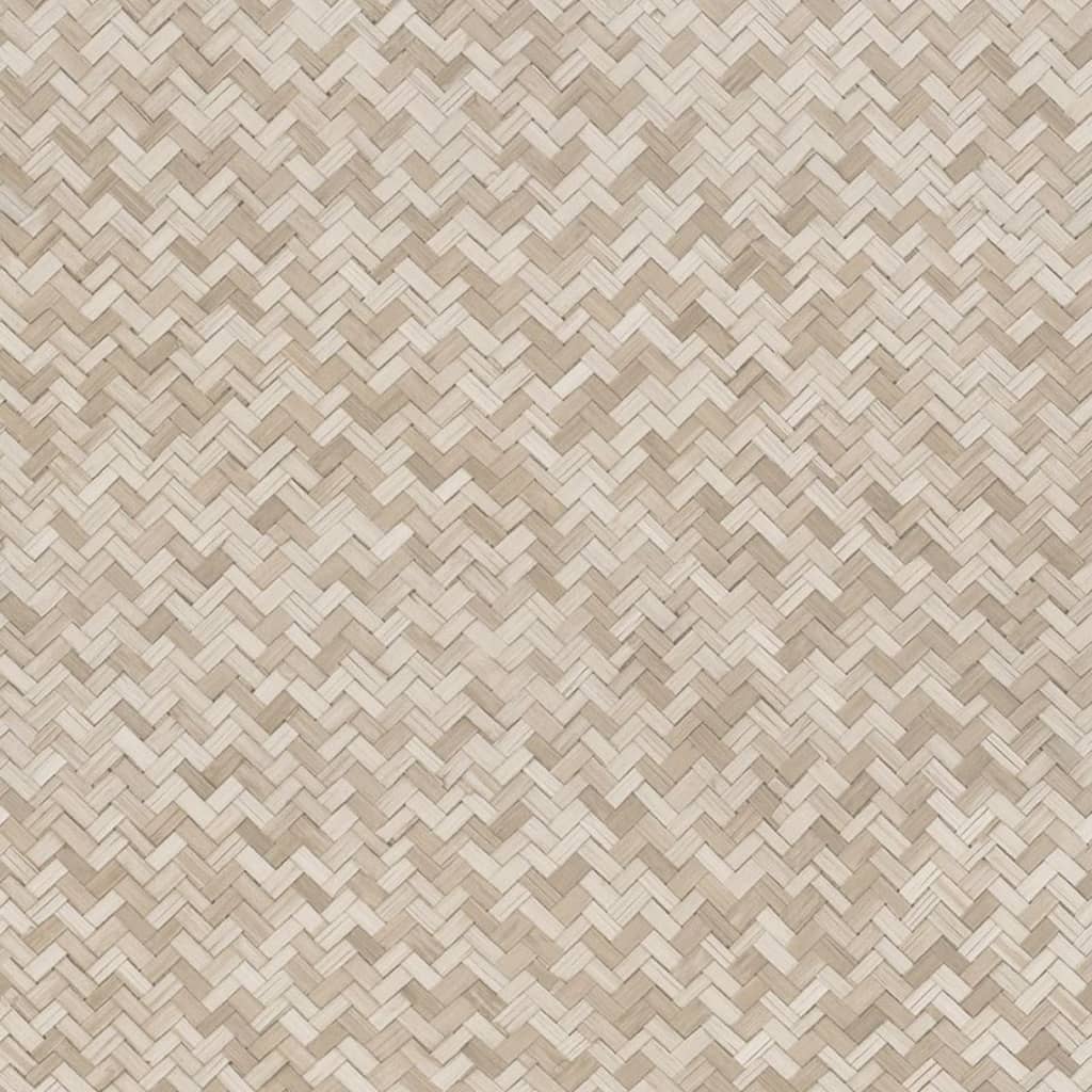 Noordwand Wallpaper Noordwand Botanica Rattan Wickerwork Brown and Beige