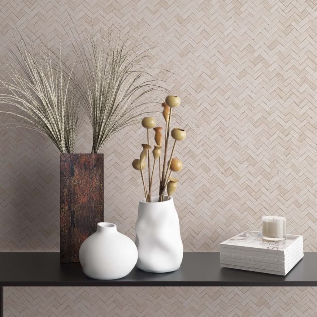 Noordwand Wallpaper Noordwand Botanica Rattan Wickerwork Beige