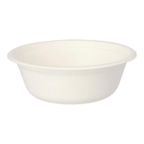 Papstar schalen suikerriet 500 ml ø15,5x5,4cm wit pak a 12 stuks