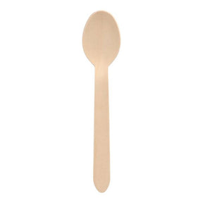 Papstar lepels hout 15,7cm pak a 10 stuks