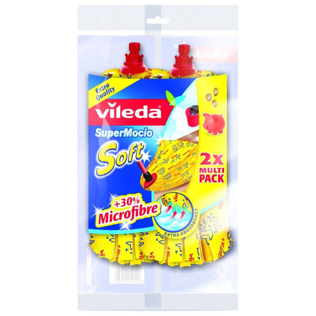 Vileda Supermocio Soft Microfaser-Mop 2 Teile